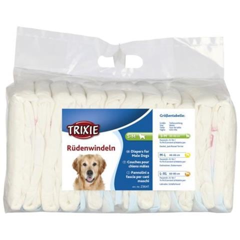 Pannolini A Fascia Per Cani Maschi Confezione | 12 Pezzi | Taglia S-m | 30-46 Cm - Foto 4