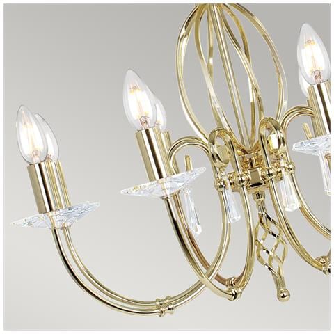 Aegean Otto Luce Lampadario In Ottone Lucido - Foto 7