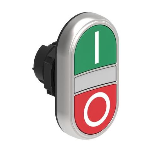 Pulsanti Doppi Rasati V / r+ind. lum. i-o - Lpcbl7123 - Foto 1