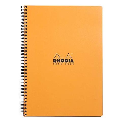 Wirebound Notebook A4 Foderato - Arancione - Foto 1