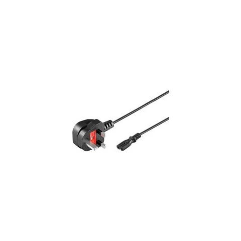 PowerCord UK Notebook (1.8m) , Maschio / femmina, 1,8m, Nero - Foto 1