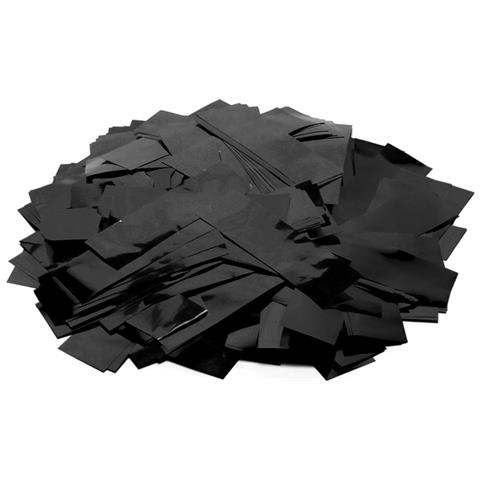 Metallic Confetti Rectangular 55x18mm, Black, 1kg - Foto 1