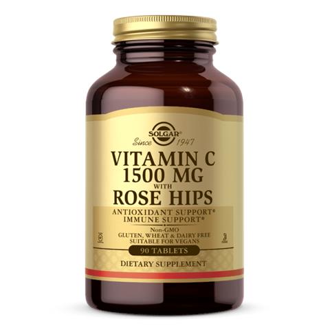 , Vitamina C, 1500 Mg, Rosa Canina, 90 Compresse - Foto 1