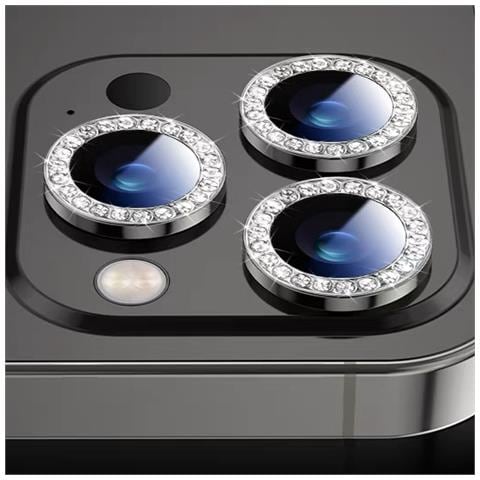 Protezione Fotocamera Con Strass Confezione Da 2 Silver - Foto 4