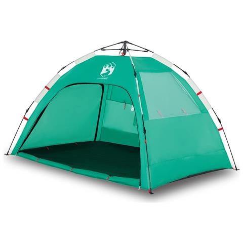 Tenda da Spiaggia 2 Persone Verde Rilascio Rapido Impermeabile - Foto 1
