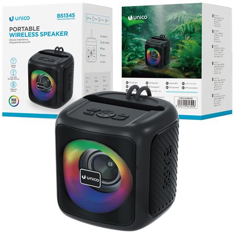 Bs1345 Radio Fm Sistema Multimediale Bluetooth Lettore Sdcard Led Rgb - Foto 1