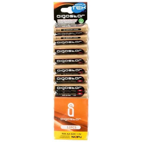 12 X Batterie Aaa Mini Stilo Carbonio R03 1.5v Non Ricaricabili [blister Da 12] - Foto 2