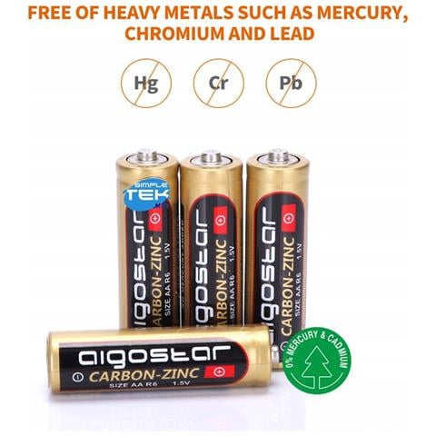 12 X Batterie Aaa Mini Stilo Carbonio R03 1.5v Non Ricaricabili [blister Da 12] - Foto 6
