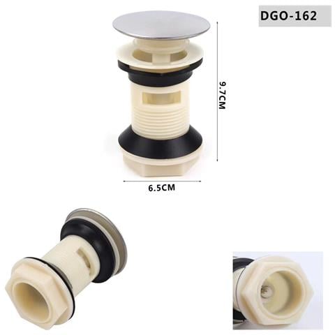 Piletta Scarico Click Clack Tappo Universale Lavabo Lavello Bidet 1/4"" Dgo-162 - Foto 2