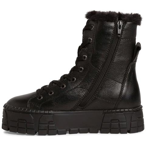 Black Casual Closed Booties Stivaletti Pelle Scarpe Donna Nero Eu 36, 1-26841-41 003 - Foto 3