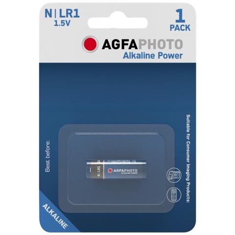 Agfaphoto Batteria Alcalina Lr1 N (confezione Da 1) - Foto 1