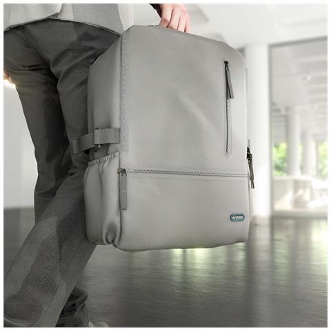 ASBG-BP087-GR borsa per laptop 39,6 cm (15.6") Zaino Grigio - Foto 6