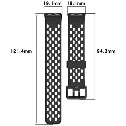 Cinturino Di Ricambio Per Huawei Band 10/9/8 - Design Traspirante Con Fori Black - Foto 7