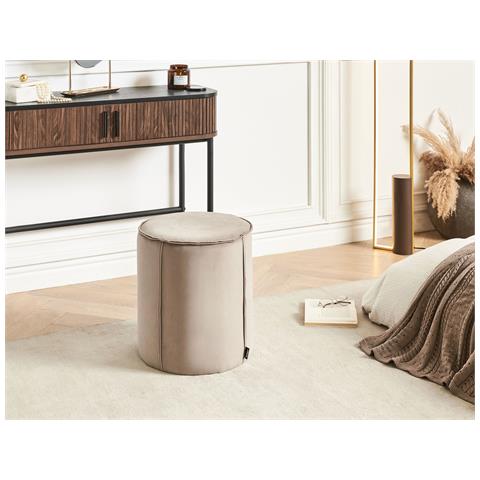 Pouf Sedona Velluto Tortora - Foto 1