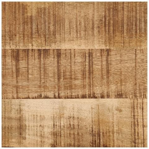 Tavolo Consolle 100x35x70 Cm In Legno Massello Di Mango Grezzo - Foto 8