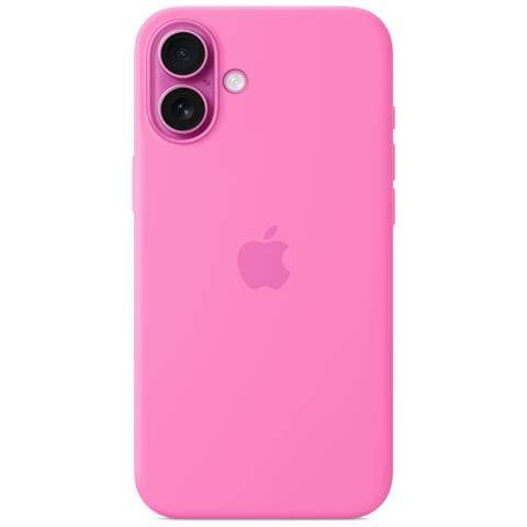 Custodia MagSafe in silicone per iPhone 16 Plus - Rosa peonia - Foto 1