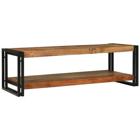 Tavolino da caffè 120x50x38 cm in legno massello di acacia - Foto 1