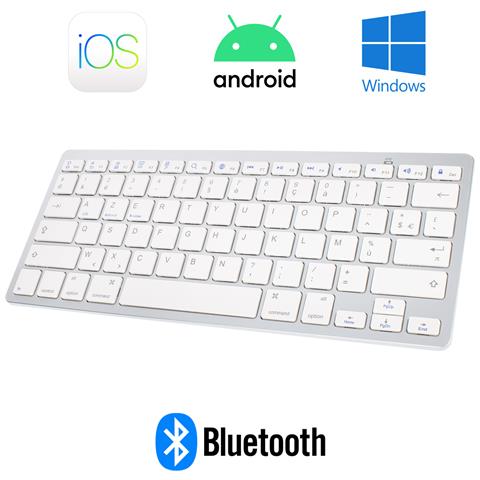 Tastiera Bluetooth Azerty Con 7 Scorciatoie Multimediali, 30 Giorni - Foto 5