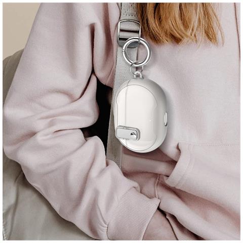 Custodia Protettiva In Tpu Compatibile Con Beats Studio Buds / Buds+ Con Blocco Galvanico Transparent White - Foto 6