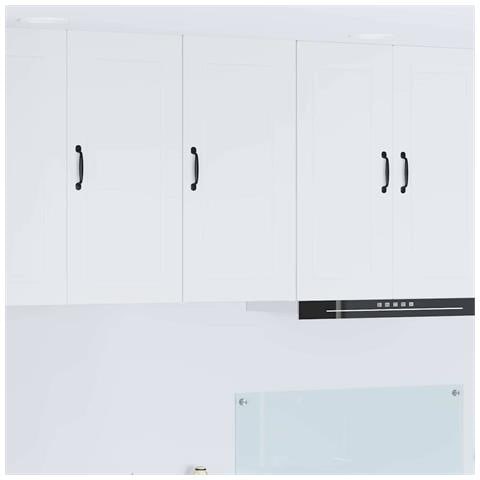 Pensile cucina Bianco 40 x 31 x 80 cm Legno multistrato - Foto 2