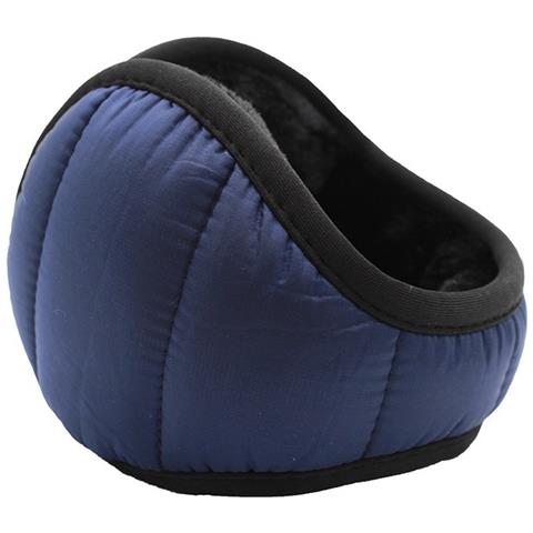 Paraorecchie Invernali Pieghevoli In Peluche - Protezione Antivento E Calda Navyblue - Foto 1