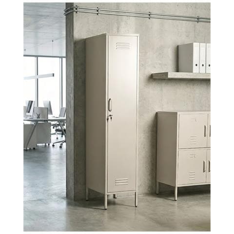 Armadietto Da Ufficio Frome Metallo Beige Chiaro - Foto 1