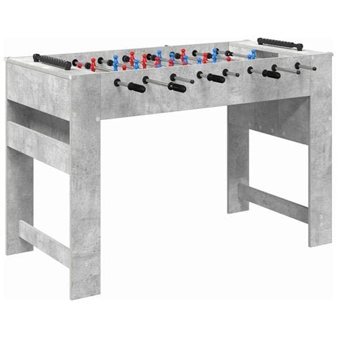 Tavolo da Foosball Grigio Cemento 125 x 60,5 x 80 cm - Foto 1