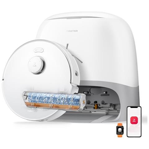 Qrevo Curv 2 Flow Robot Aspirapolvere Lavapavimenti, 270 mm Rullo Autopulente SpiraFlow, 20.000 Pa, Lavaggio Con Acqua Calda a 75 °C Bianco - Foto 1