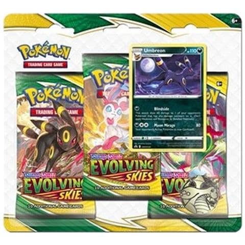 Pokemon Evolving Skies: Umbreon 3-pack Blister - Foto 1