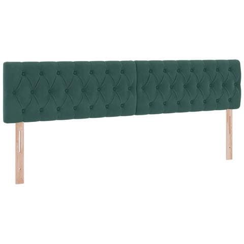 Letto con Contenitore Verde Scuro 200 x 200 cm Velluto - Foto 9