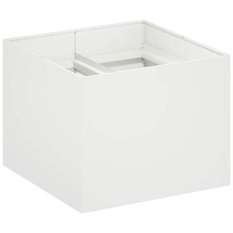 Vaso da giardino Bianco 80 x 80 x 60 cm - Foto 1
