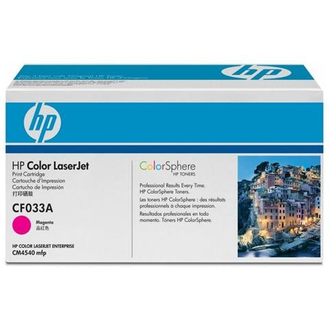 CF033A Toner Originale Magenta per Color LaserJet CM4540 MFP Capacità 12500 Pagine (006R03006) - Foto 2