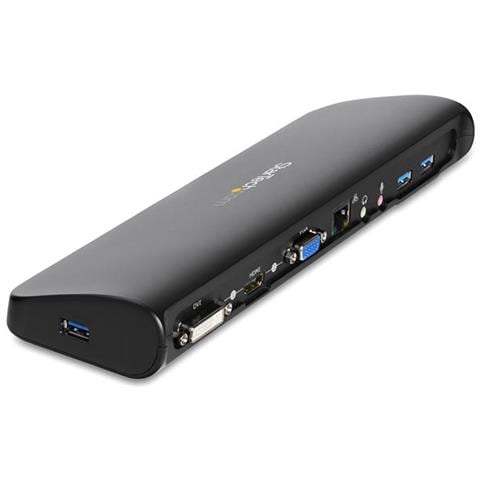 Docking station Universale USB3.0 per laptop VGA DVI HDMI - Dual-Monitor con Ethernet audio - Mac & Windows - Foto 6