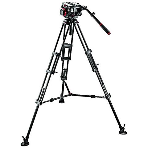 Treppiede con Base a Stella per Fotocamere Altezza Max 172 cm Nero 509HD545GBK - Foto 2