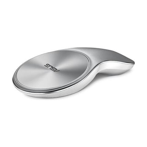 Wt720 Wireless + Usb Ottico 1200dpi Ambidestro Platino, Argento Mouse 90mp0021-m0eay0 - Foto 1