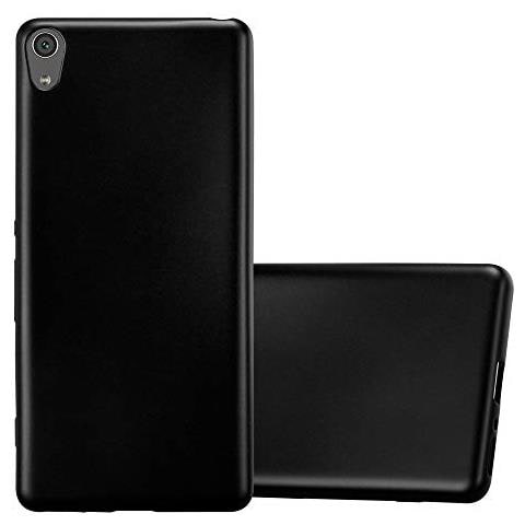 Custodia Compatibile Con Sony Xperia Xa In Nero Metallico - Coperchio Protettivo In Silicone Tpu Flessibile - Foto 1