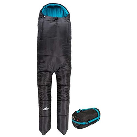 Trespass Bipiede Sacco A Pelo Unisex 3 Stagioni Design Variabile : Nero - Foto 1