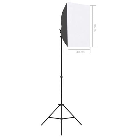Kit per Studio Fotografico con Luci Softbox e Fondale - Foto 2