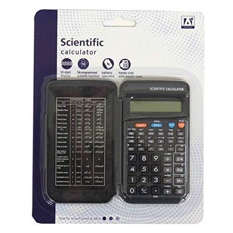 Basta Cancelleria Calcolatrice Scientifica Con Pieghevole Coperchio Nero - Foto 1