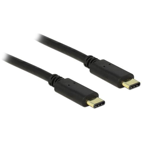 2m, 2xUSB2.0-C 2m USB C USB C Nero cavo USB - Foto 1