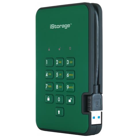 diskAshur 2 500GB Verde disco rigido esterno - Foto 2