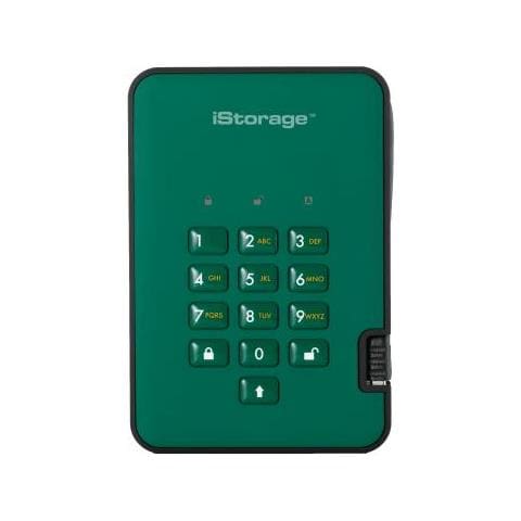 diskAshur 2 500GB Verde disco rigido esterno - Foto 1