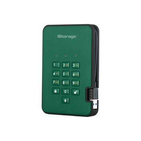 diskAshur 2 500GB Verde disco rigido esterno - Foto 3