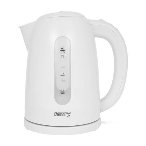 Bollitore Camry Cr 1254 Standard, Plastica, Bianco, 2200 W, Base Girevole A 360°, 1,7 L - Foto 3