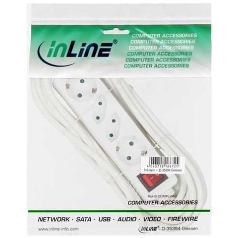 16441t Prolunghe E Multiple 1,5 M 4 Presa (e) Ac Bianco - Foto 1
