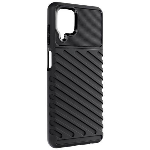 Thunder Custodia Tpu Silicone Cover Case Per Samsung Galaxy A12 - M12 Black - Foto 2