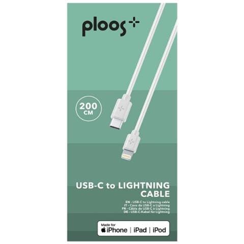 Cavo Dati TYPE-C Lightning da 2 metri Certificato MFI Colore Bianco - Foto 1