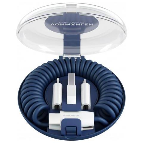 Vonmhlen Allroundo C Cavo Usb 0,75 M Usb 2.0 Usb C Blu - Foto 1