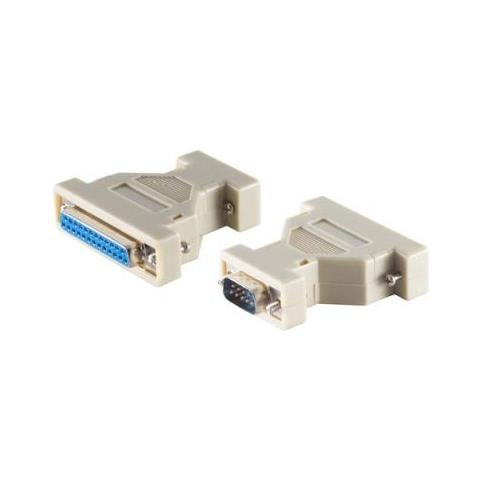 Bs78421 Adattatore Per Inversione Del Genere Dei Cavi D-sub 25-pin D-sub 9-pin Grigio - Foto 1