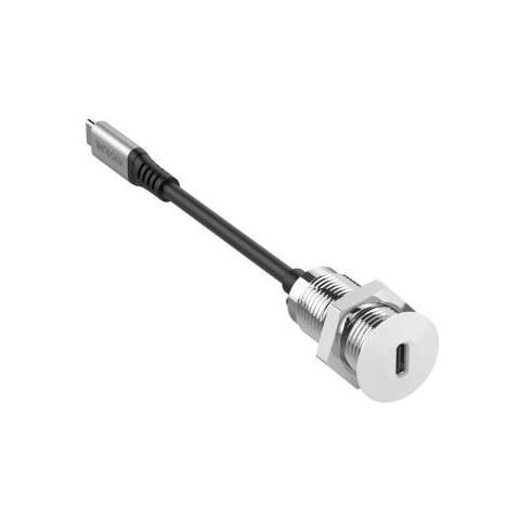 Prousbcmf0.3socket-w Cavo Usb 0,3 M Usb 3.2 Gen 2 [3.1 Gen 2] Usb C Bianco (usb-c Desk Socket White With - 0,3m - Foto 1